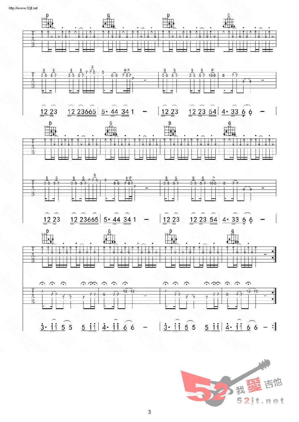 《我会想起你 d调弹唱》吉他谱